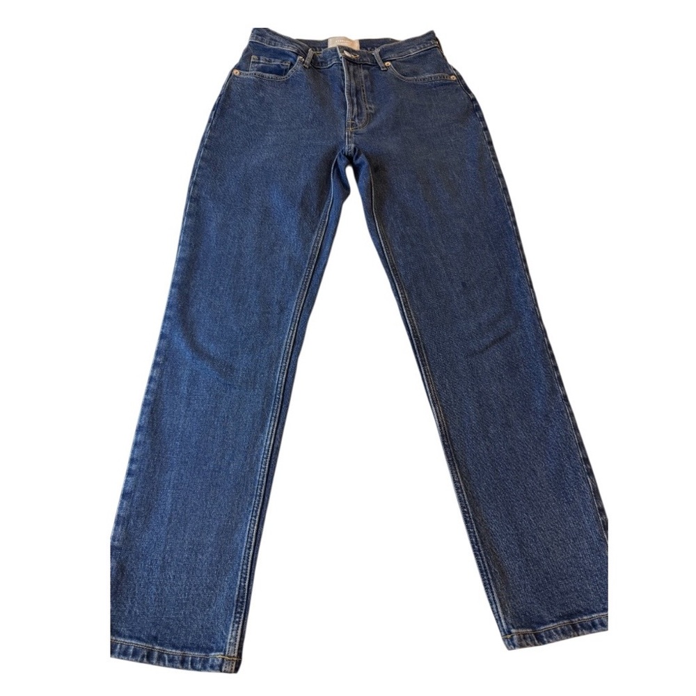 Everlane Indigo The OriginalCheeky Jean- High Rise Straight, Size 27R
C011